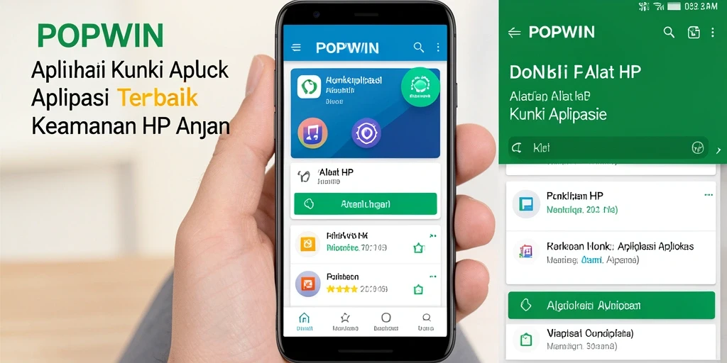 Tampilan antarmuka POPWIN yang menarik dan mudah digunakan.