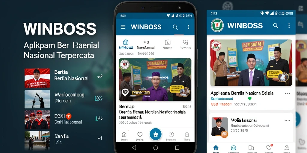 Tampilan antarmuka aplikasi WINBOSS yang modern dan informatif.