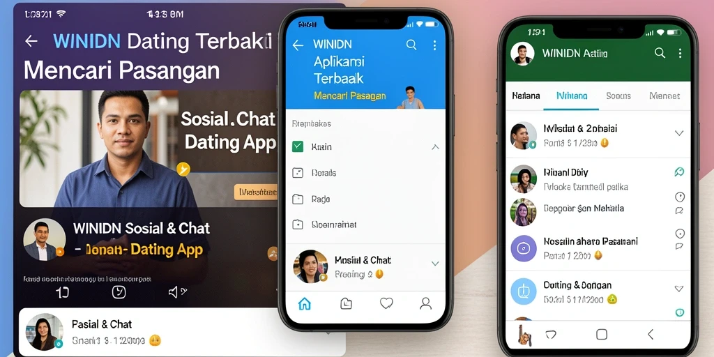 Tampilan antarmuka WINIDN yang modern dan menarik.