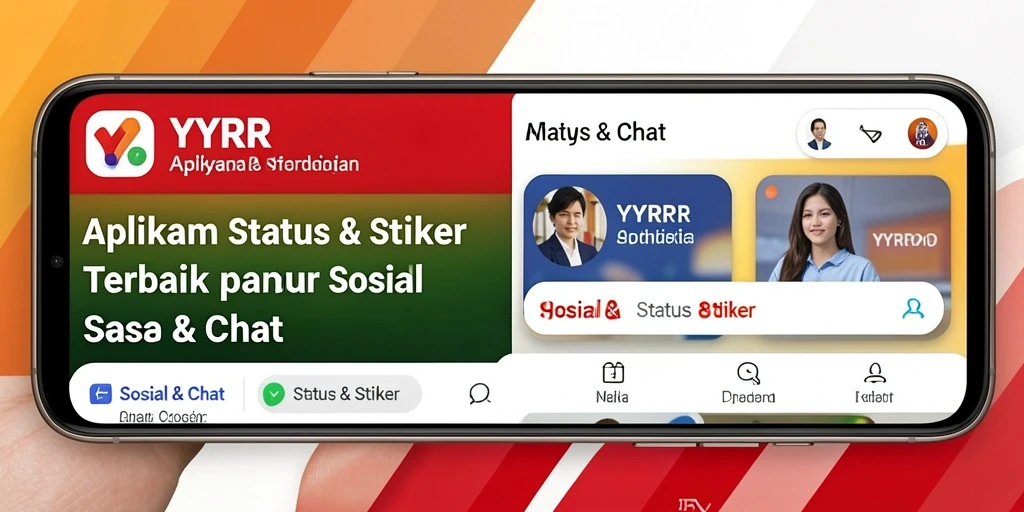 Antarmuka aplikasi YYRR yang menarik dan mudah digunakan.