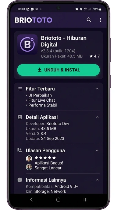 Unduh dan Instal APK briototo untuk Android