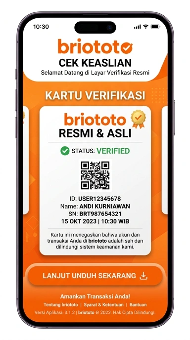 Halaman Resmi briototo untuk Pengguna Android